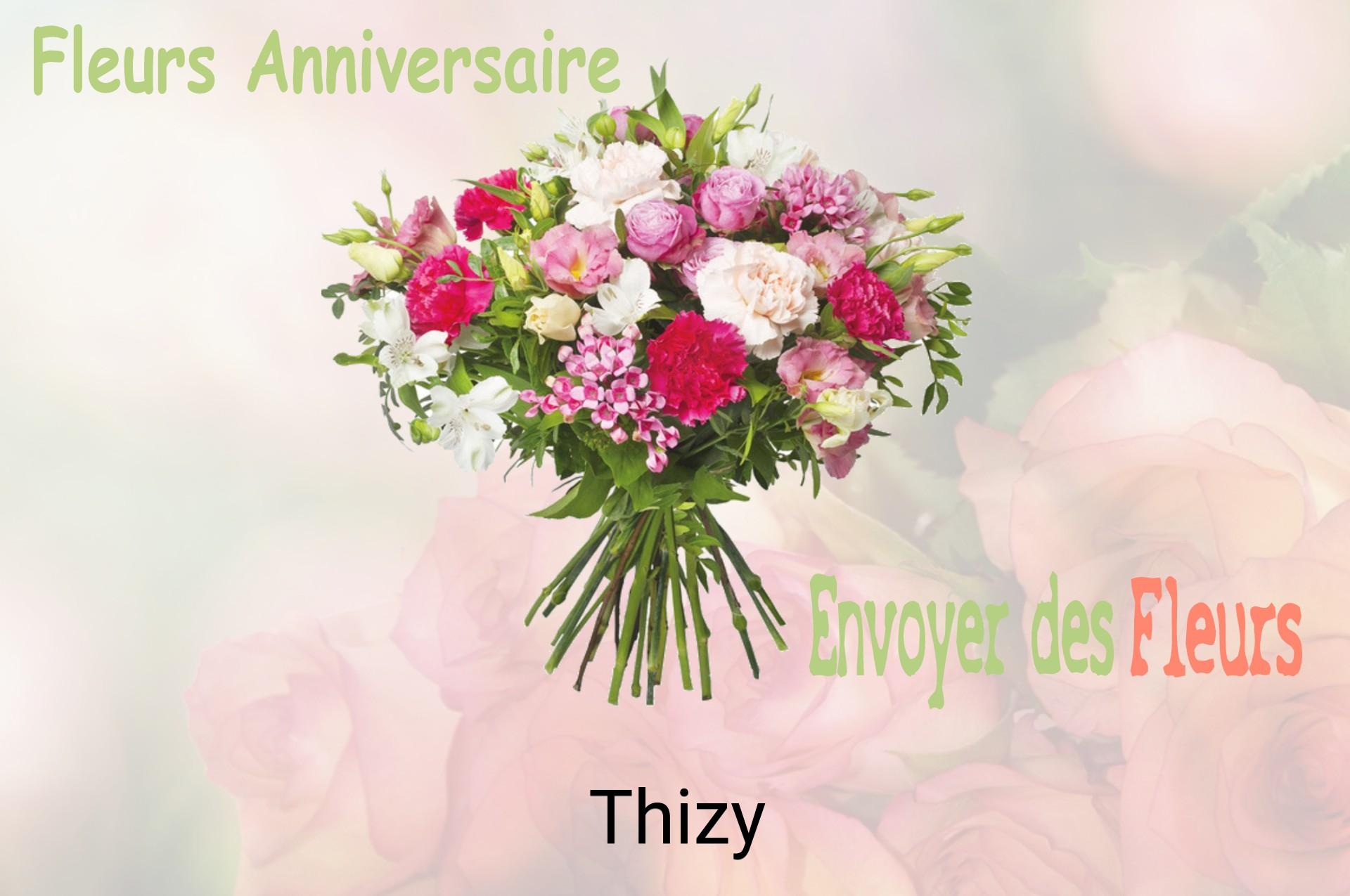 Bouquet de fleurs d’anniversaire livré à Thizy